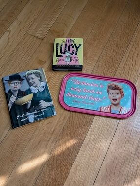 I Love Lucy Pocket Address Book, Tin Magnet/ Tray & Pocket book.  Never Used!